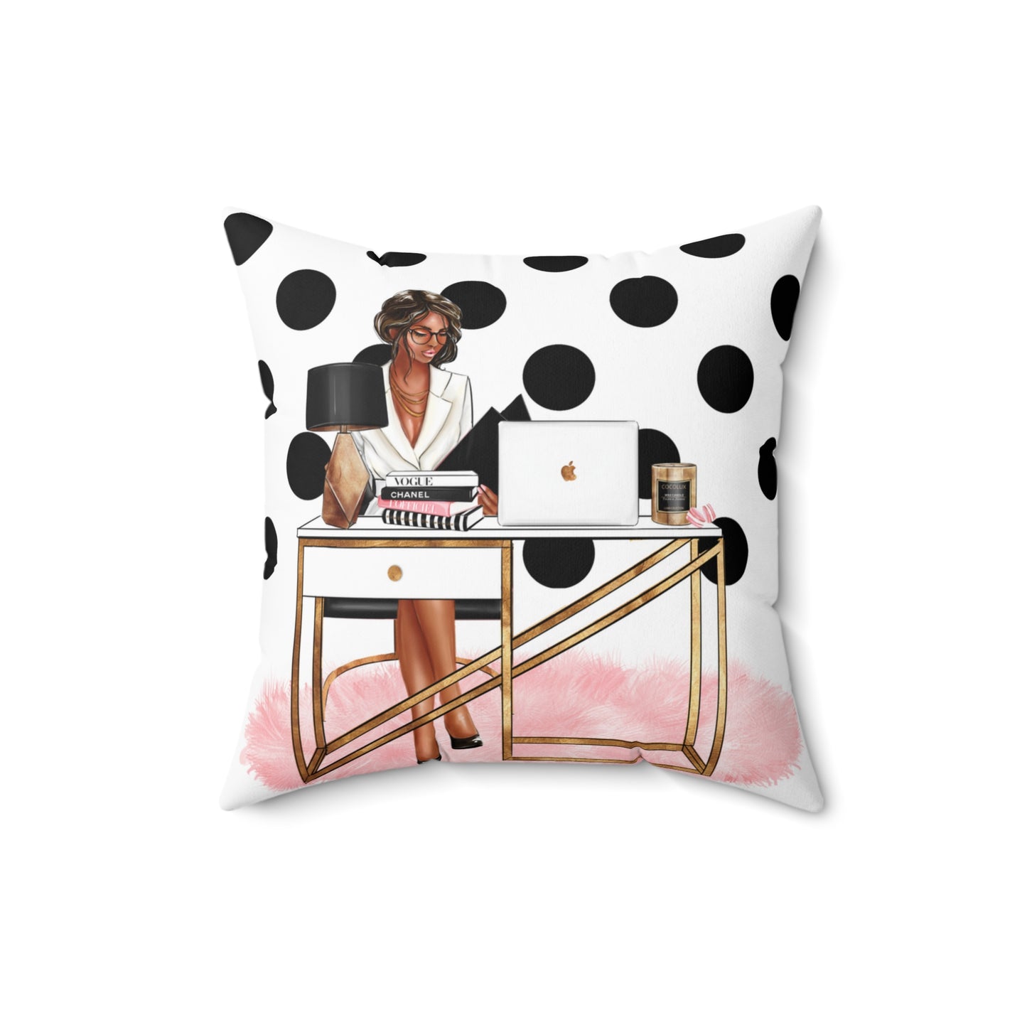 Fashion Boss Queen Square Pillow