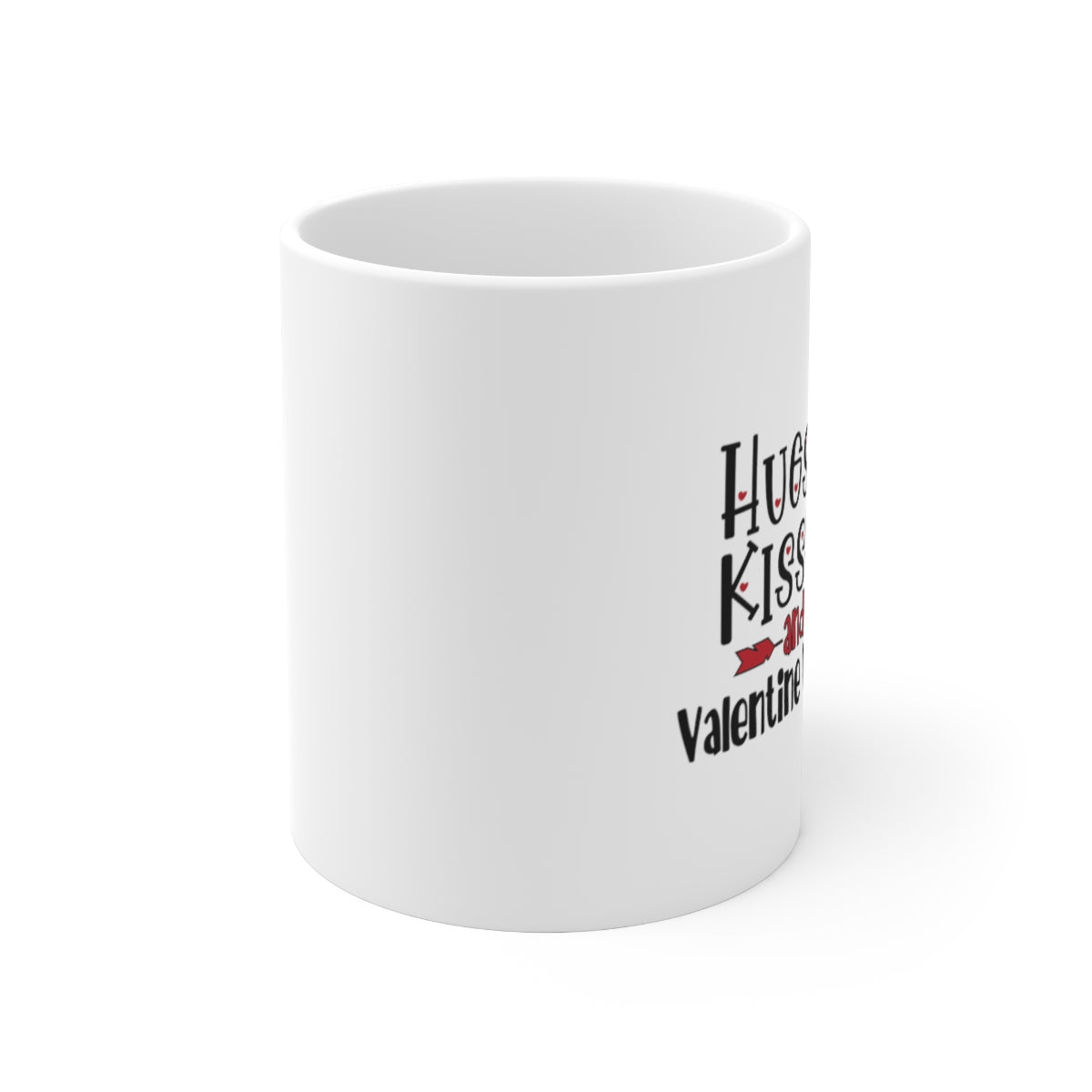 Hugs, Kisses, and Valentine Wishes Mug