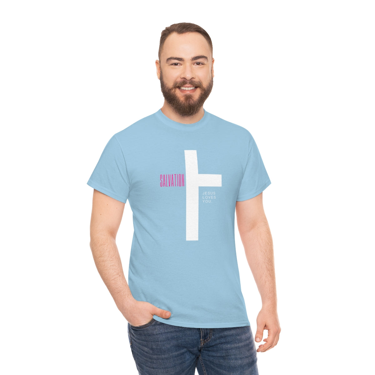 Salvation Unisex Heavy Cotton Tee| Christian Tees