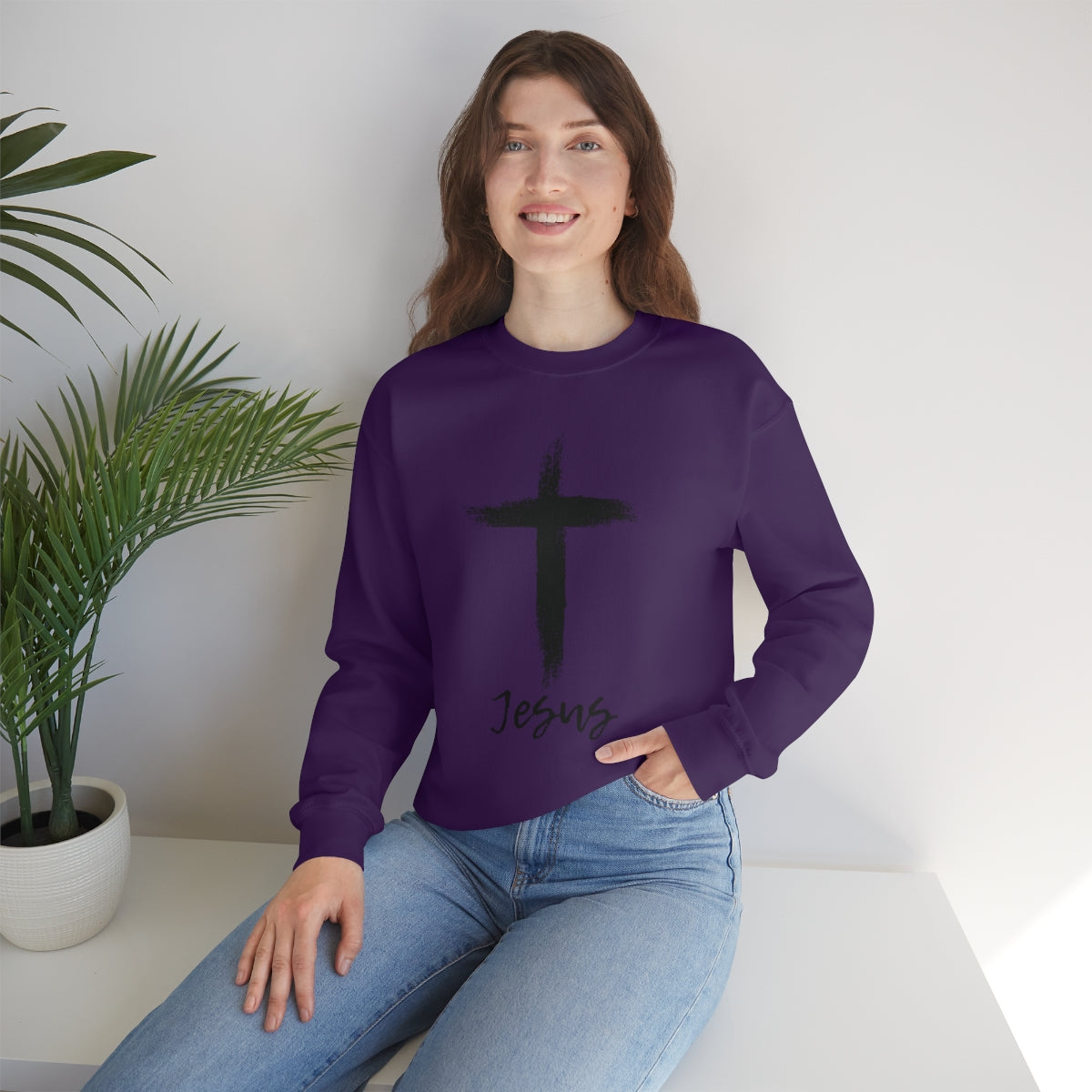 Jesus Unisex Heavy Blend™ Crewneck Sweatshirt