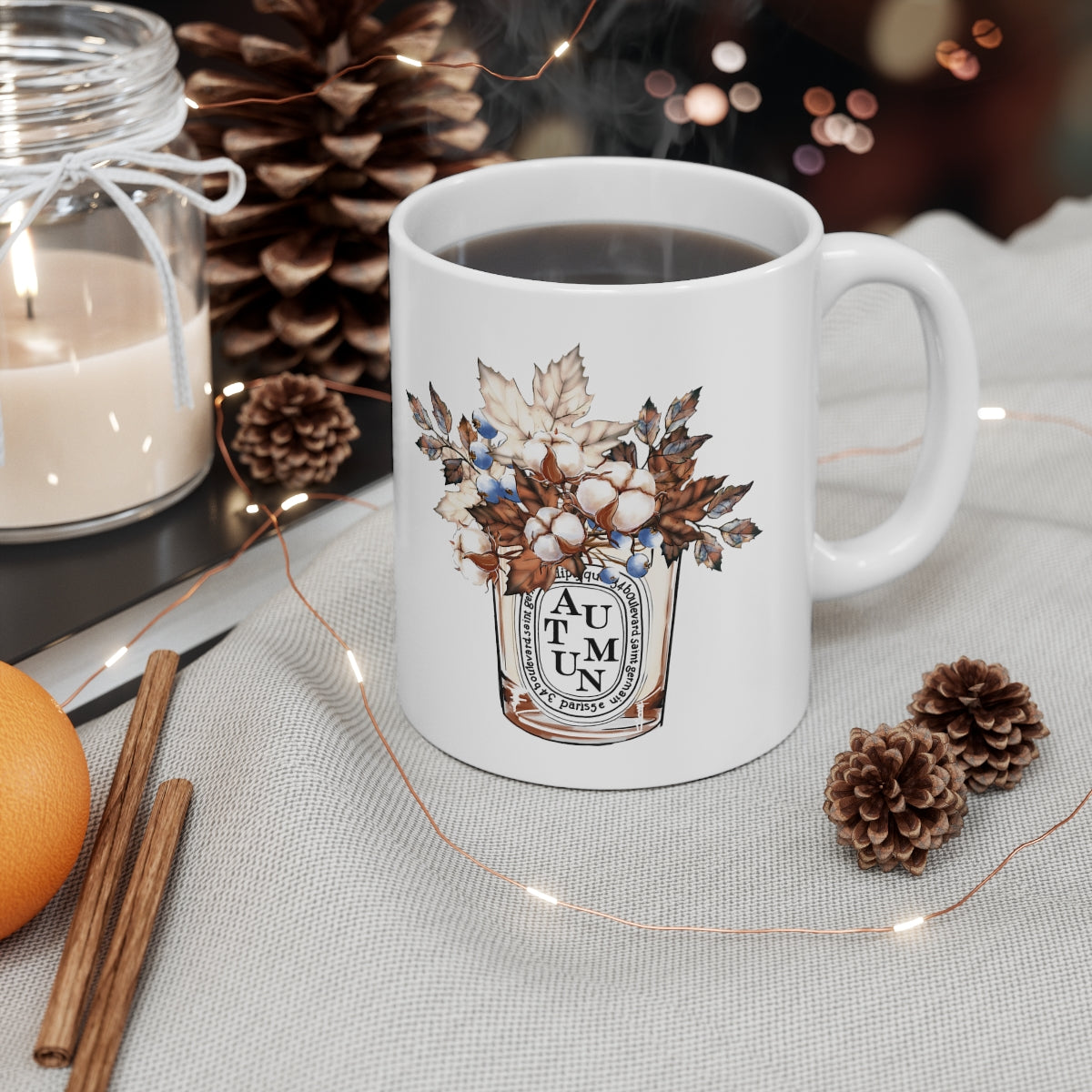 Autumn Coffee Mug| Seasonal Coffee Mug| Fall Season Mug