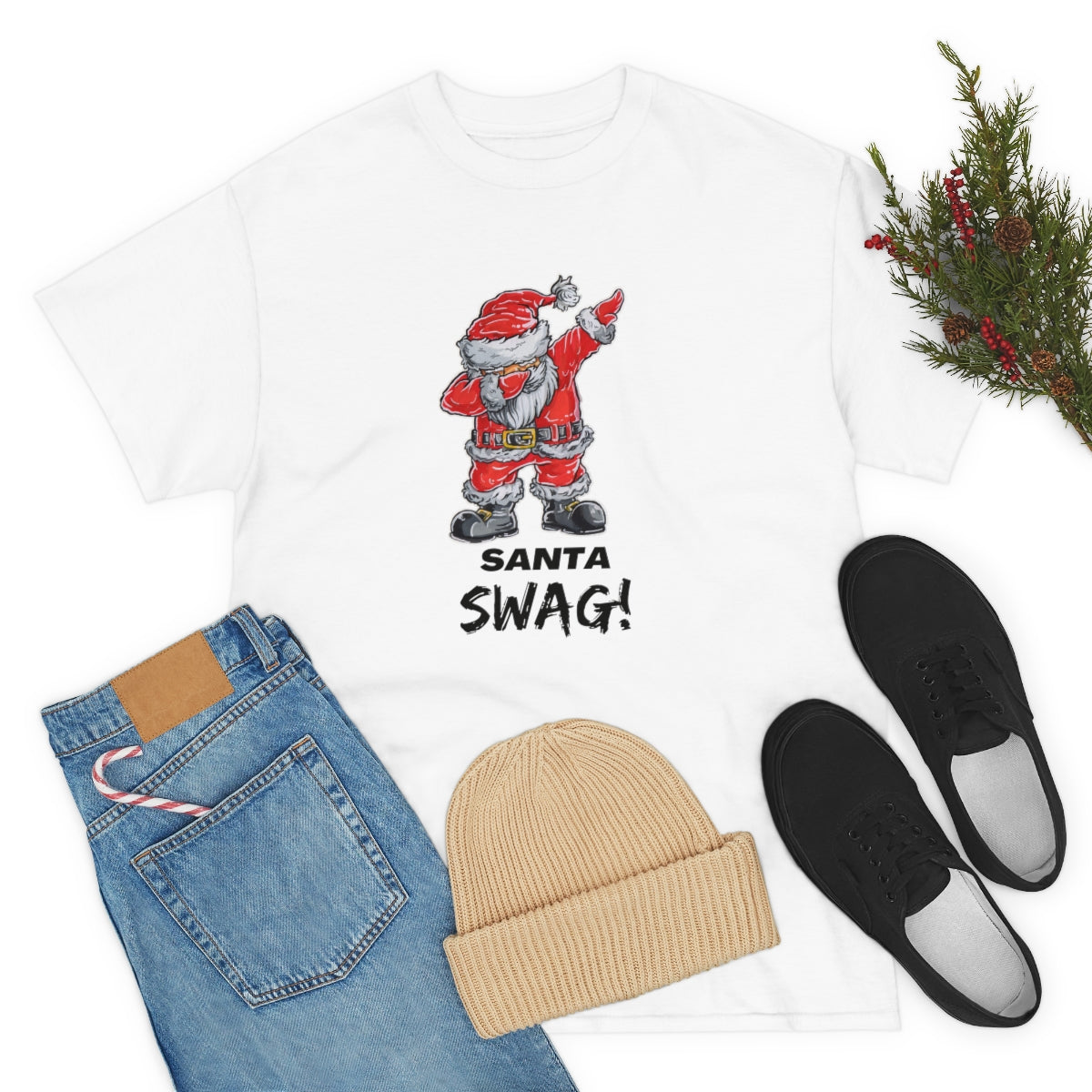 Santa Swag Unisex Cotton Tee