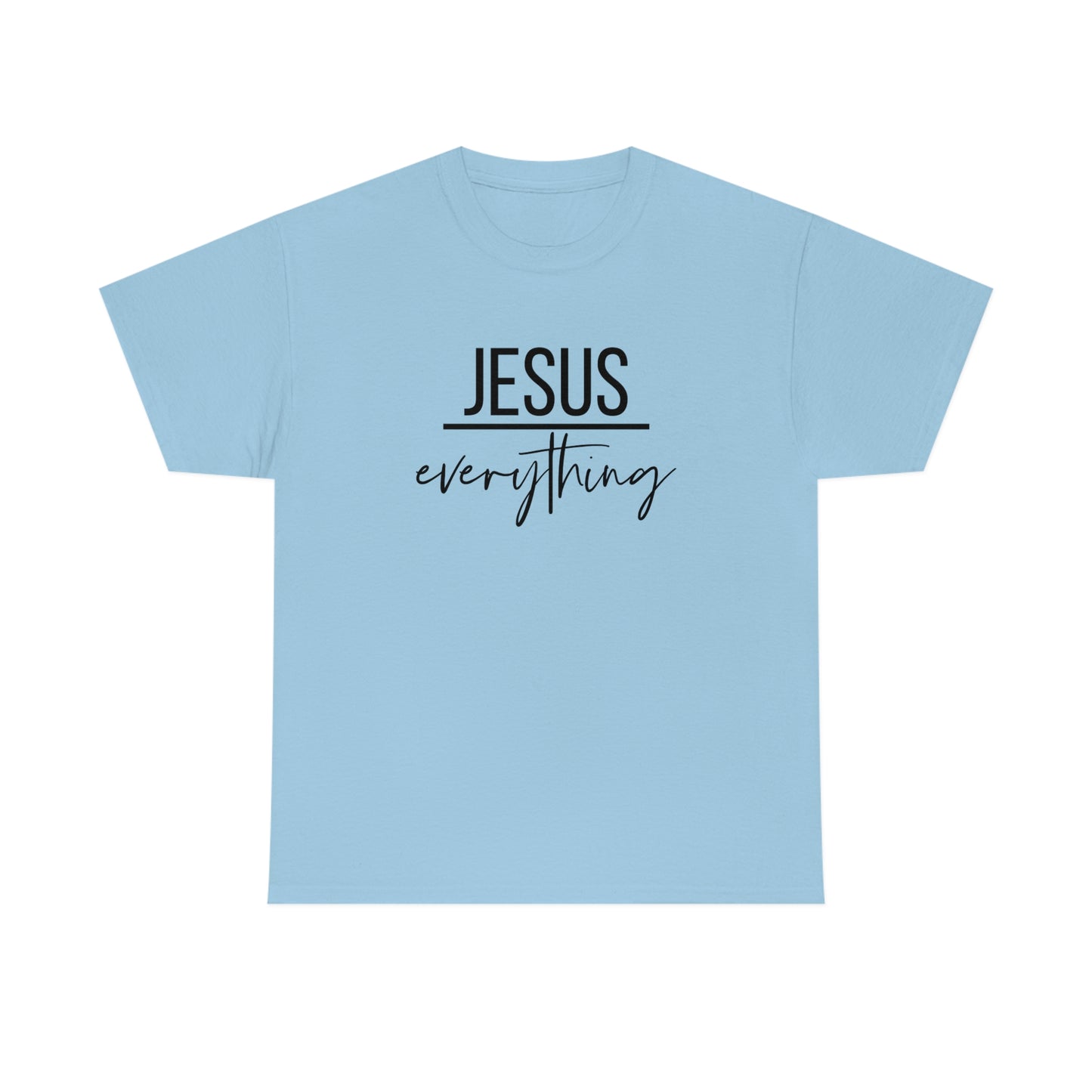 Jesus over Everything Unisex Heavy Cotton Tee