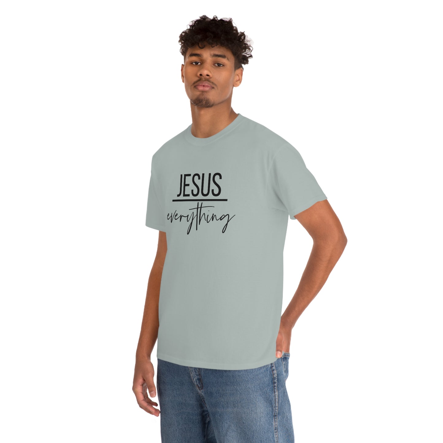 Jesus over Everything Unisex Heavy Cotton Tee