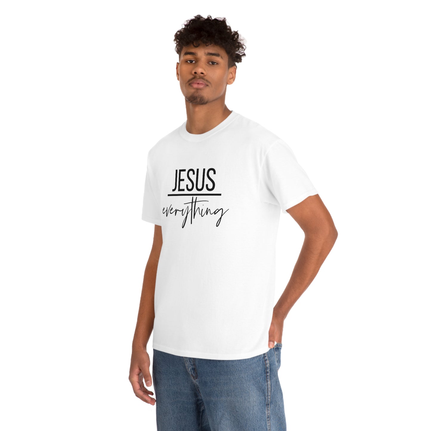 Jesus over Everything Unisex Heavy Cotton Tee