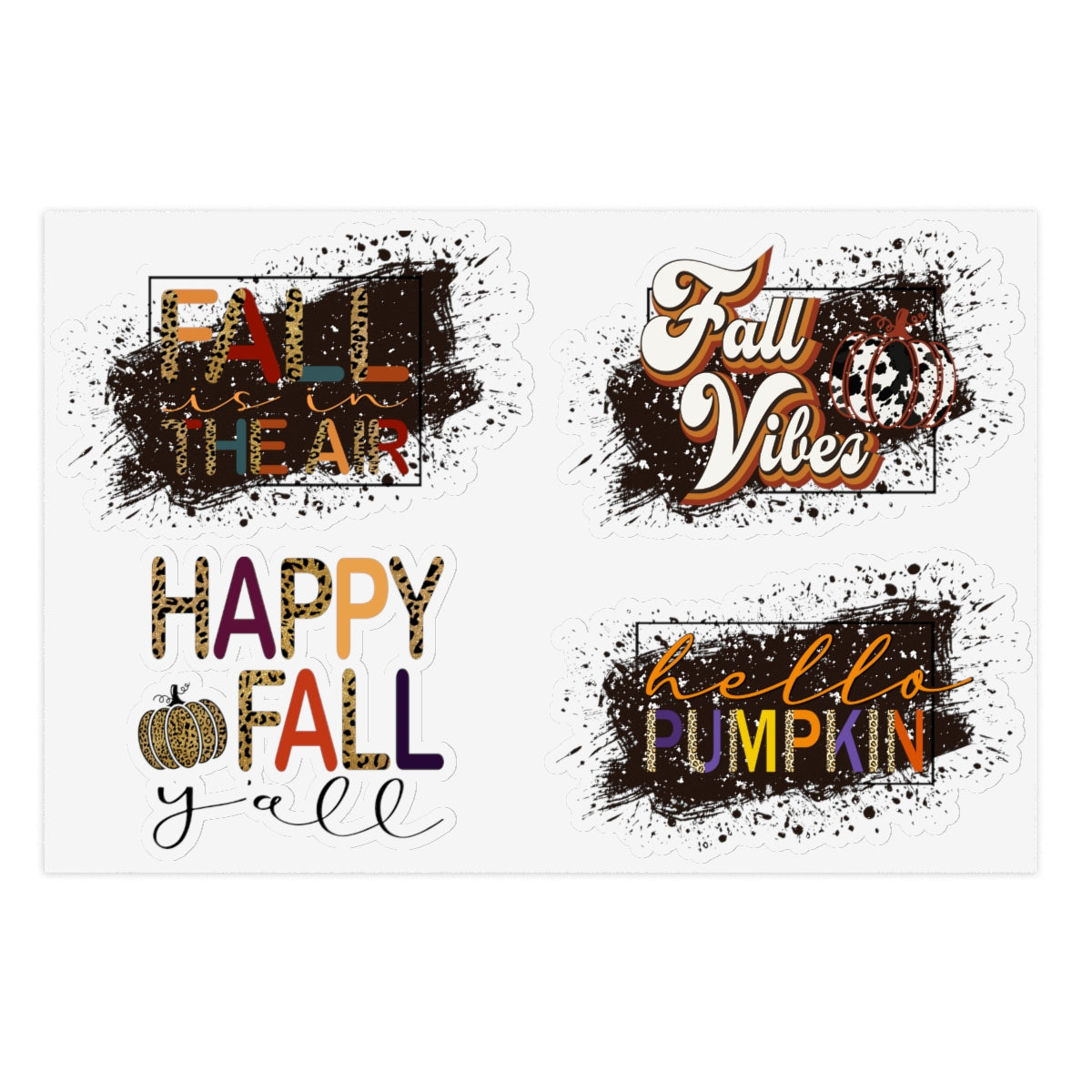 Fall Season Sticker Sheets