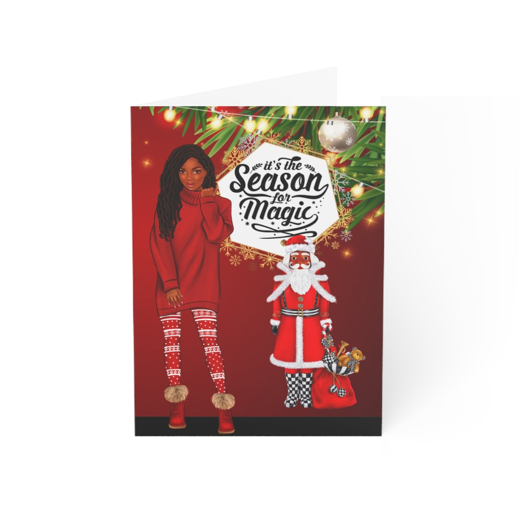 It's The Season For Magic Greeting Card Sets (1, 10, 30, and 50pcs)