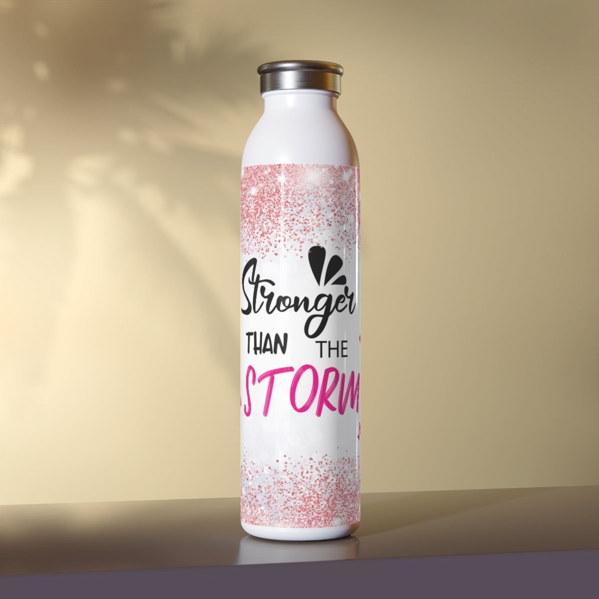 Stronger Than The Strom Slim Water Bottle