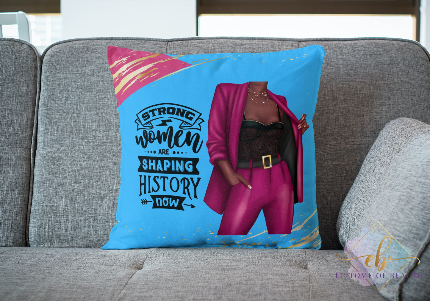 Strong Women Square Pillow