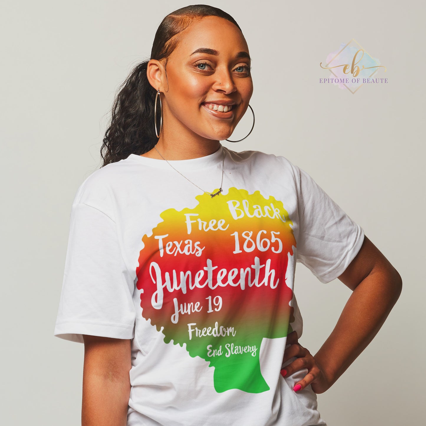 Black and Free Juneteenth T-shirt