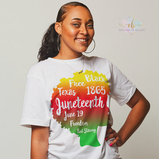 Black and Free Juneteenth T-shirt