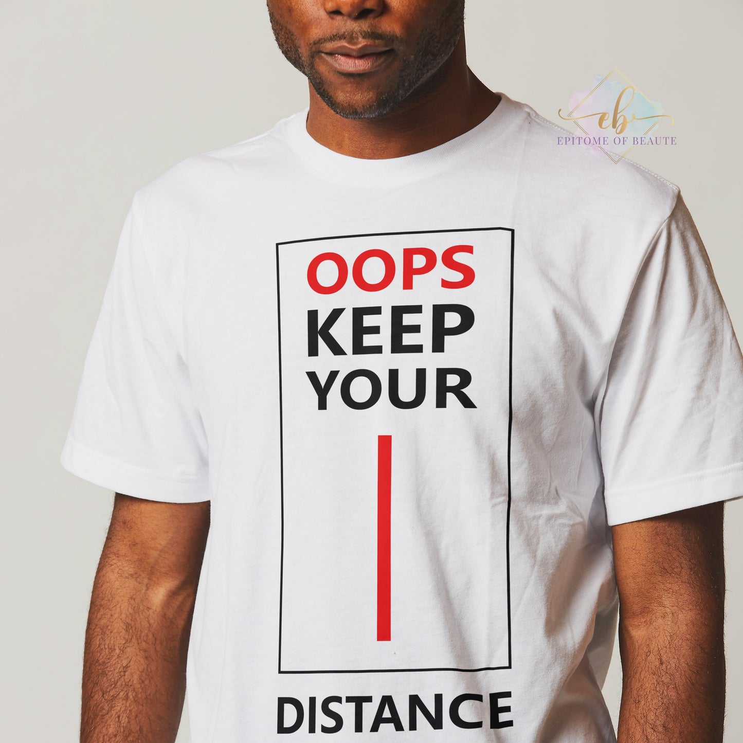 Keep Your Distance Unisex Jersey Short Tee